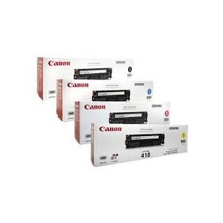 Canon CART-418BK, C, M, Y Set of 4 Colour Toner Cartridges