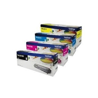 Brother TN-251BK, C, M, Y Set of 4 Colour Toner Cartridges