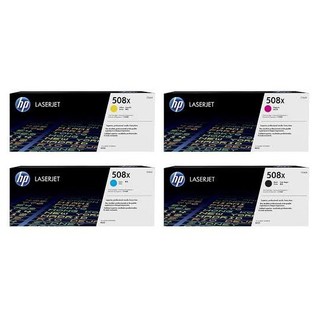 HP 508X / CF360X CF361X CF362X CF363X Set of 4 Colour Toner Cartridges
