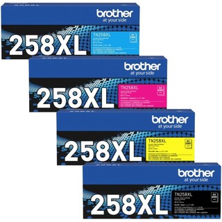 Brother TN-258XL BK, C, M, Y Set of 4 High Yield Colour Laser Toners