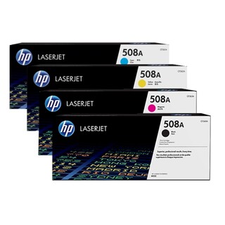 HP 508A / CF360A BK, C, M, Y Set of 4 Colour Laser Toners