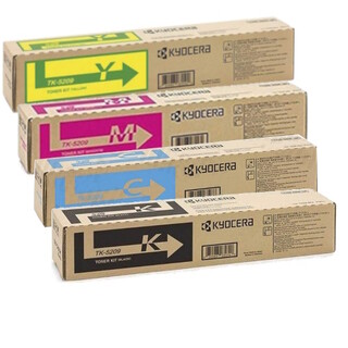 Kyocera TK-5209K, C, M, Y Set of 4 Colour Laser Toners