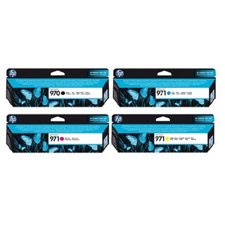 HP No 970/971 BK, C, M, Y Set of 4 Inkjet Cartridges