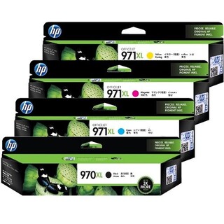 HP No 970XL/971XL BK, C, M, Y Set of 4 Inkjet Cartridges