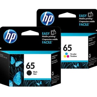 HP No 65 Black / Colour Inkjet Cartridges - Twin Pack