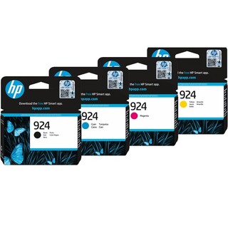 HP No 924 BK, C, M, Y Set of 4 Inkjet Cartridges