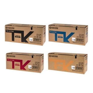 Kyocera TK-5284BK, C, M, Y Set of 4 Colour Laser Toners