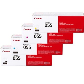 Canon CART-055BK, C, M, Y Set of 4 Colour Laser Toners