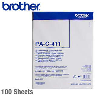 Brother PA-C-411 A4 Mobile Thermal Paper - 100 Sheets