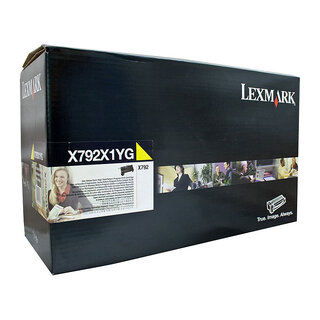 Lexmark X792DE Extra High Yield Prebate Yellow Toner Cartridge
