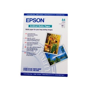Epson Archival Matte Paper A4 50 Sheets 189gsm