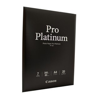 Canon Photo Paper Pro Platinum  A4  20 Sheets - 300gsm