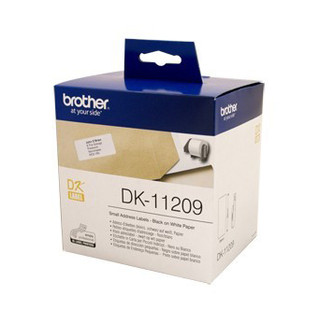 Brother DK-11209 White Label - 29mm x 62mm - 800 CON-Labels Per Roll