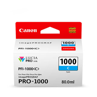 Canon PFI-1000 Cyan Ink Cartridge