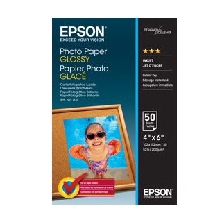 Epson Glossy Photo Paper 6 x 4 50 Sheets