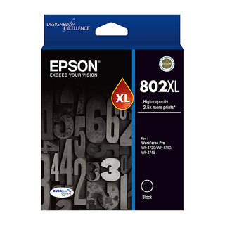 Epson 802XL High Yield Black Ink Cartridge