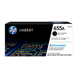 HP No. 655A / CF450A Black Toner Cartridge