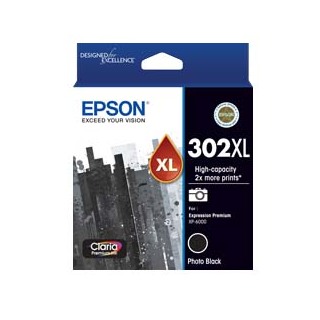 Epson 302XL High Yield Photo Black Ink Cartridge