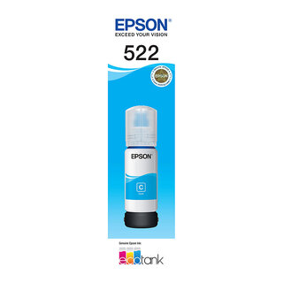 Epson T522 EcoTank Cyan Ink Bottle