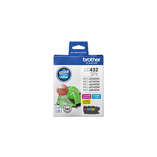 Brother LC-432 CMY Colour Value Pack