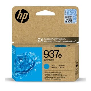 HP No 937e High Yield Cyan Ink Cartridge 4S6W6NA