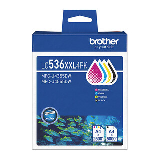 Brother LC-536XXL BCMY Value Pack