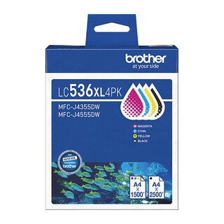 Brother LC-536XL BCMY Value Pack