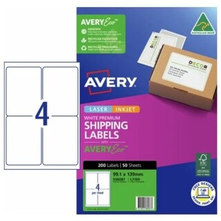 Avery Inkjet Label J8169 4UP Pk50