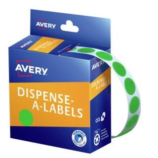 Avery Dispenser Green 14mm Roll1050