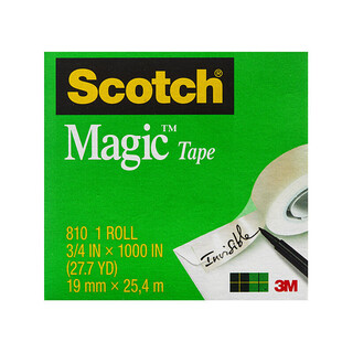 Scotch Magic Tape 810-4 19mm x 25M Pack 4