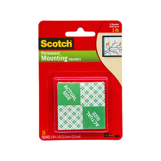 Scotch Mounting Squares 111P Indoor 250 x 250mm Box 6