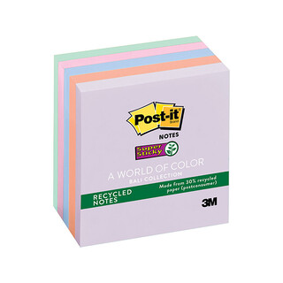 Post-It Super Sticky 654-5SSNRP Assorted Bali Pack 5