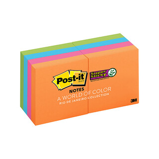 Post-It Note622-8SAU Super Sticky RDJ 45.7mm Pack 8