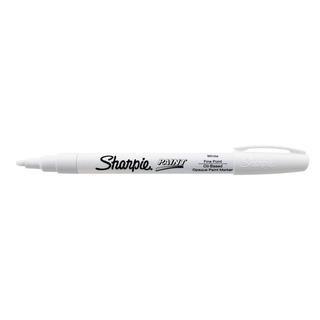 Sharpie Paint Marker Fine White Box 12 (35543)