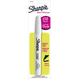 Sharpie Paint Medium White Carded Box 6 (1875046)