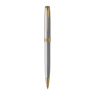 Parker Sonnet Stainless Steel Gold Trim Ballpoint Pen