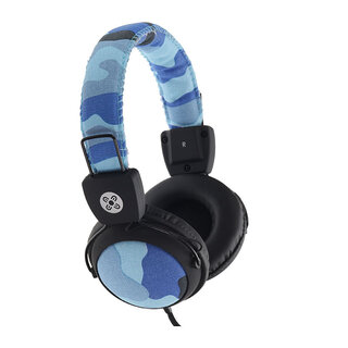 Moki Camo In-line Mic Blue Headphone