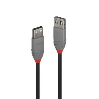 Lindy 5m USB2 A Ext Cable AL