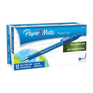 Paper Mate FlxGrp RT BP 1.0mm Blu Bx12