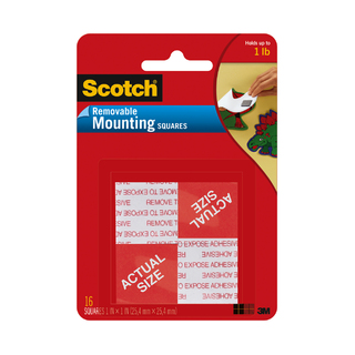 Scotch Mount Squares Pk16 Bx6