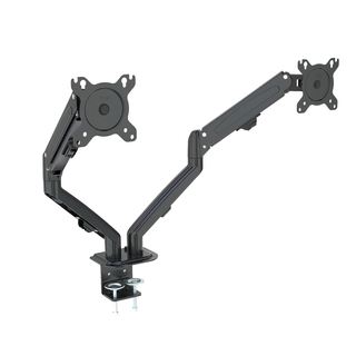 Monster Adjustable Dual Arm Monitor Mount / VESA 75 &amp; 100mm / Up to 27'' Screens
