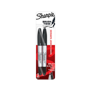 Sharpie Perm Mrk BruSharpie Twin Pk2 Bx6