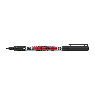 Uni Super Ink PermMrk Blk Bx12