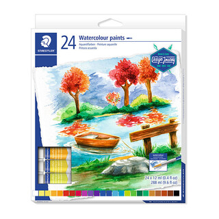 Staed Watercolour Paint Asst Bx24