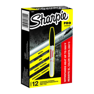Sharpie FineIndustrial Mrk Blk Bx12