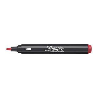 Sharpie Creative Mrkr Bult Red Bx6