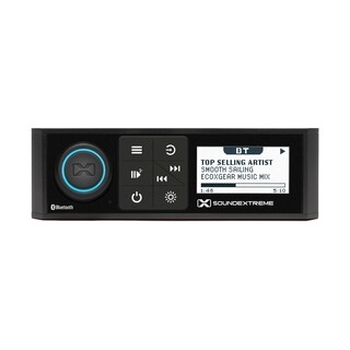 ECOXGEAR Marine AM/FM/Bluetooth Digital Media Player + LED Light Controller [SEI-SEMRN1DINAU]