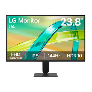 LG 24'' IPS FHD 3-Side Borderless 144Hz Monitor, HDMI, D-Sub