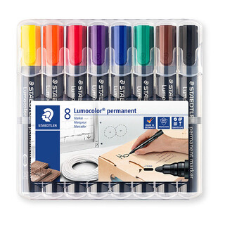 Staedtler PermMrk 352 Bull Asst Bx8