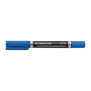 Staedtler Lumo Perm Duo Blue Bx10